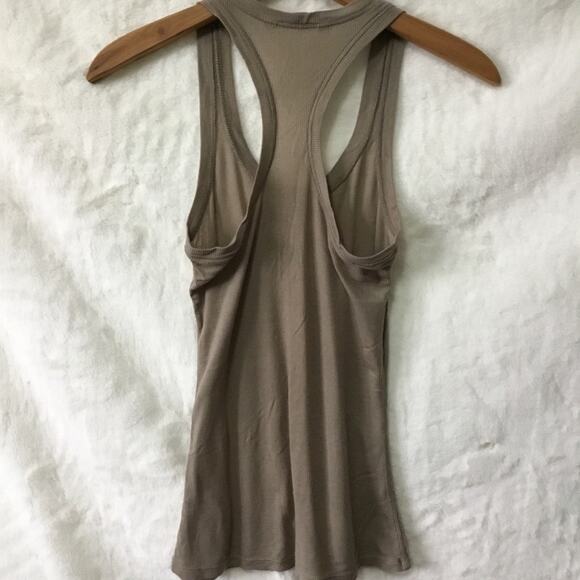Brown Racer Back Tank Top - Picture 7 of 9